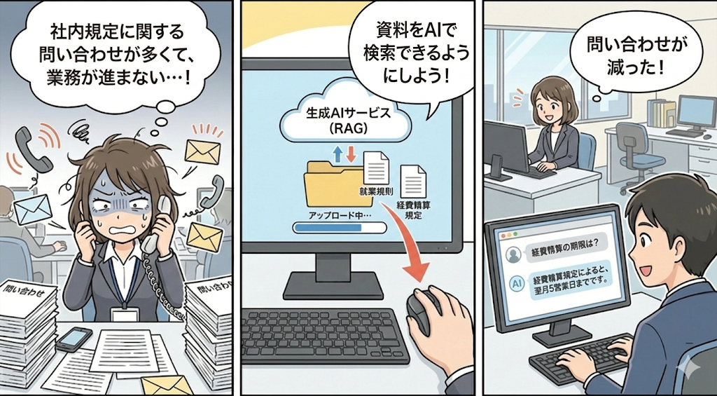 専用フォルダ検索機能（RAG）