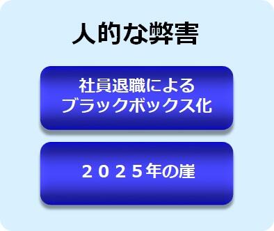技術的な弊害