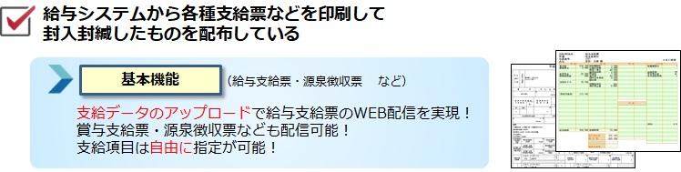 Web給与明細票サービス　機能紹介　基本機能